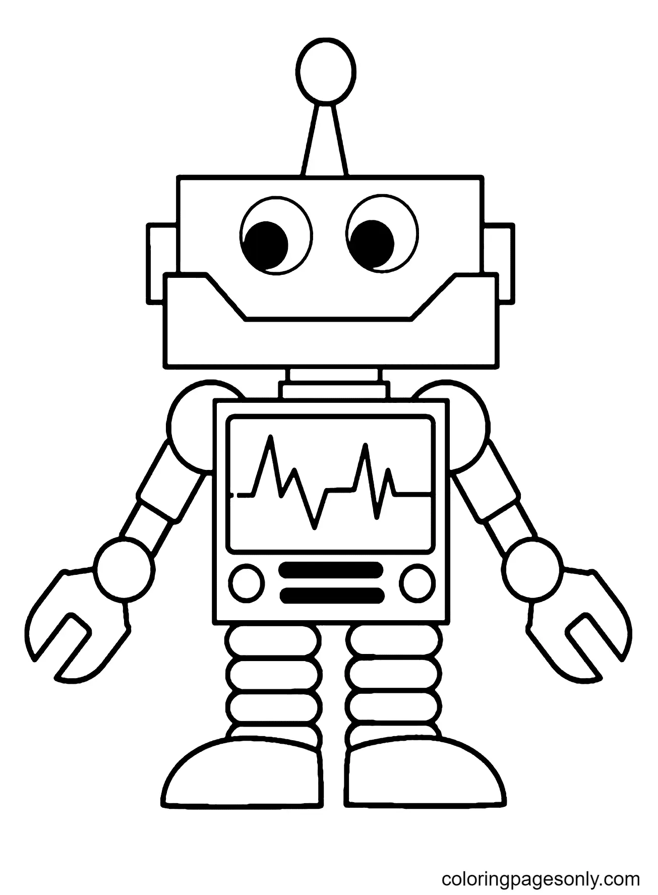 Robots Para Colorear 10