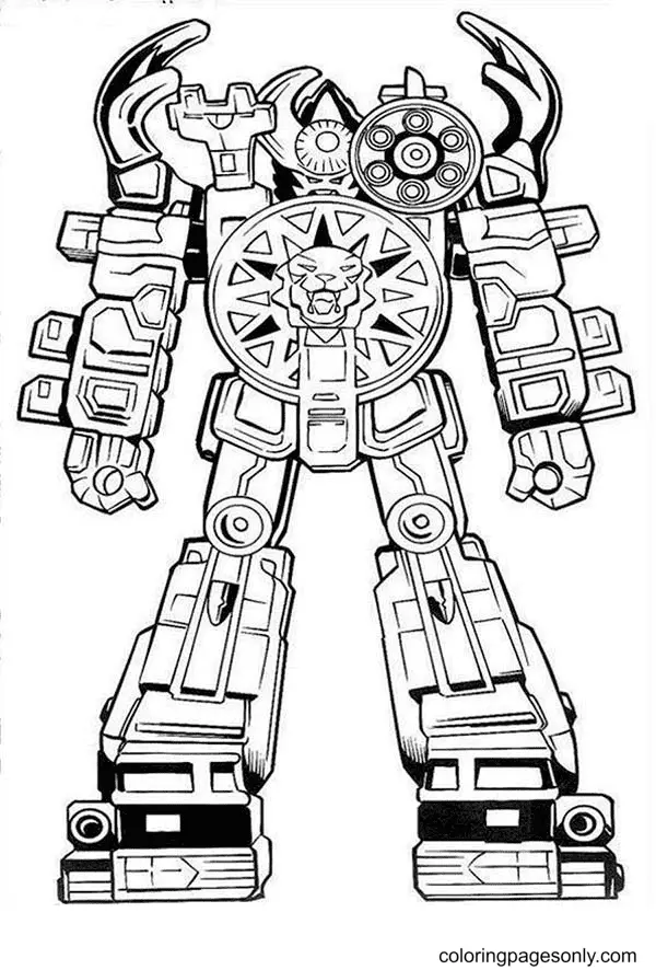 Robots Para Colorear 2