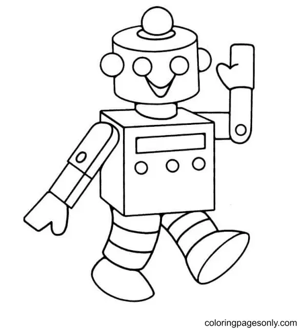 Robots Para Colorear 23