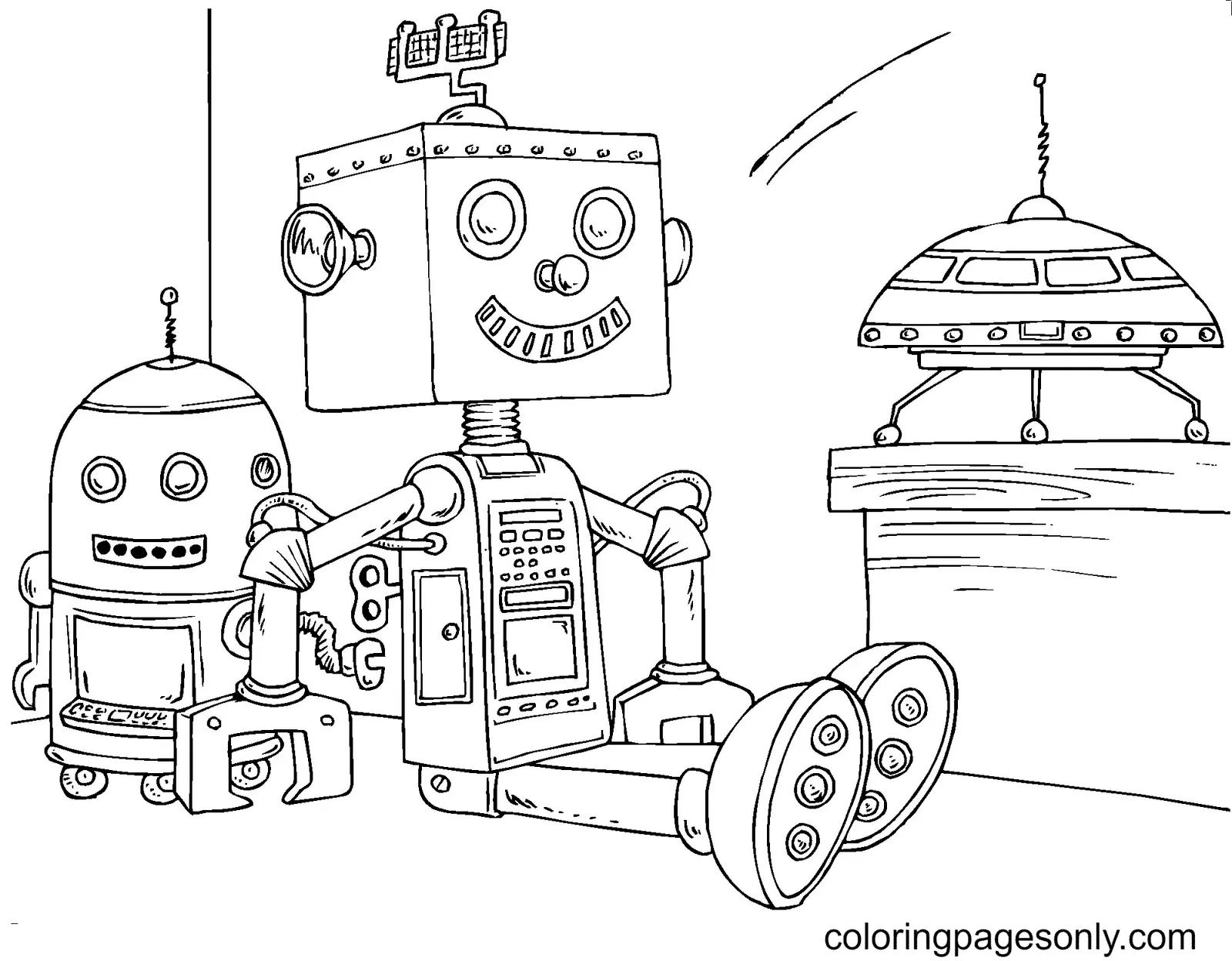 Robots Para Colorear 40