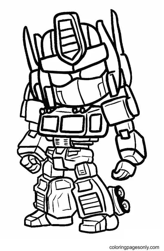 Robots Para Colorear 9
