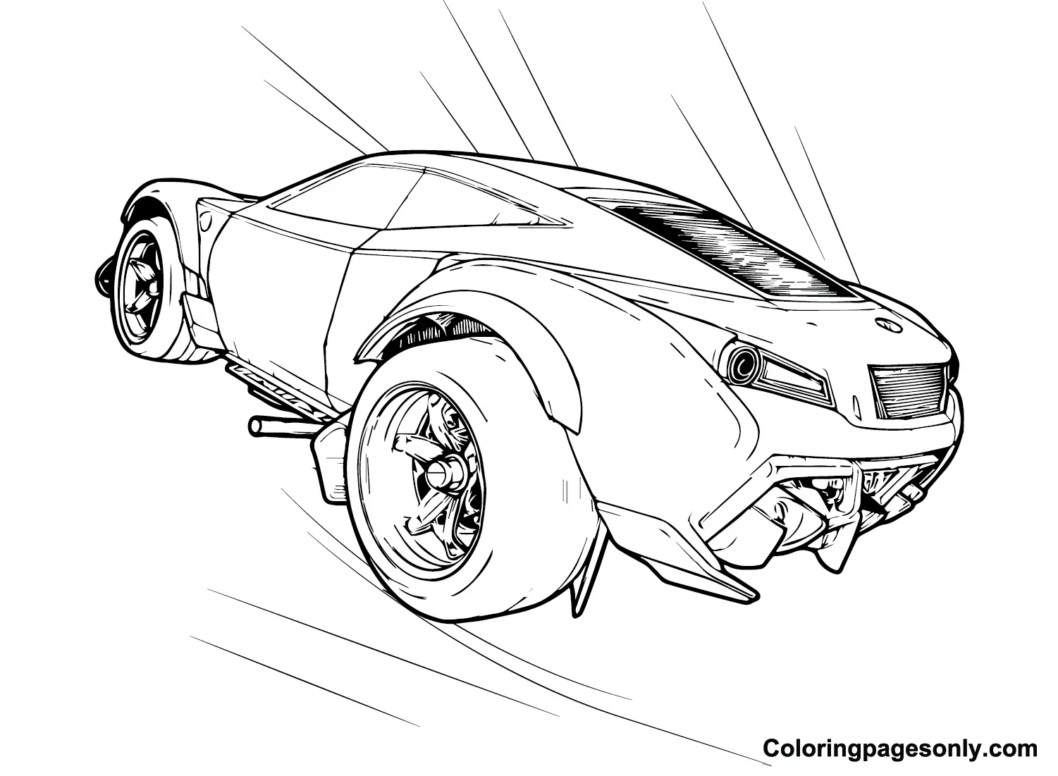 Desenhos de Rocket League Para Colorir 23