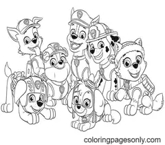 Rocky Paw Patrol Coloring Pages 3