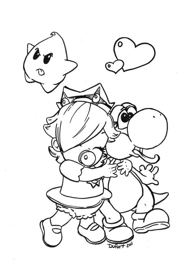 Desenhos de Rosalina Para Colorir