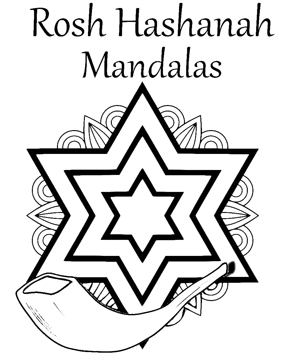 Rosh Hashana Para Colorear 24