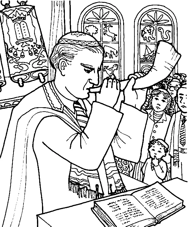 Rosh Hashanah Coloring Pages 25