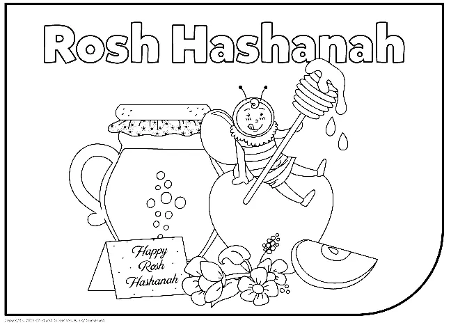 Desenhos de Rosh Hashana Para Colorir 56
