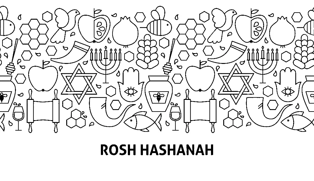 Rosh Hashana Para Colorear 60