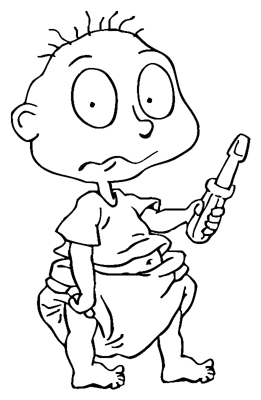 Rugrats Para Colorear 9