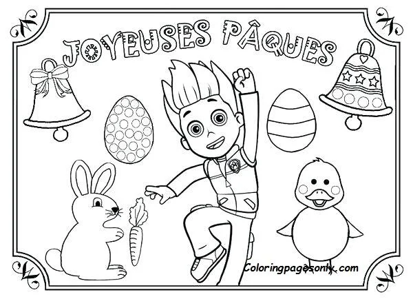Ryder Paw Patrol Coloring Pages 10