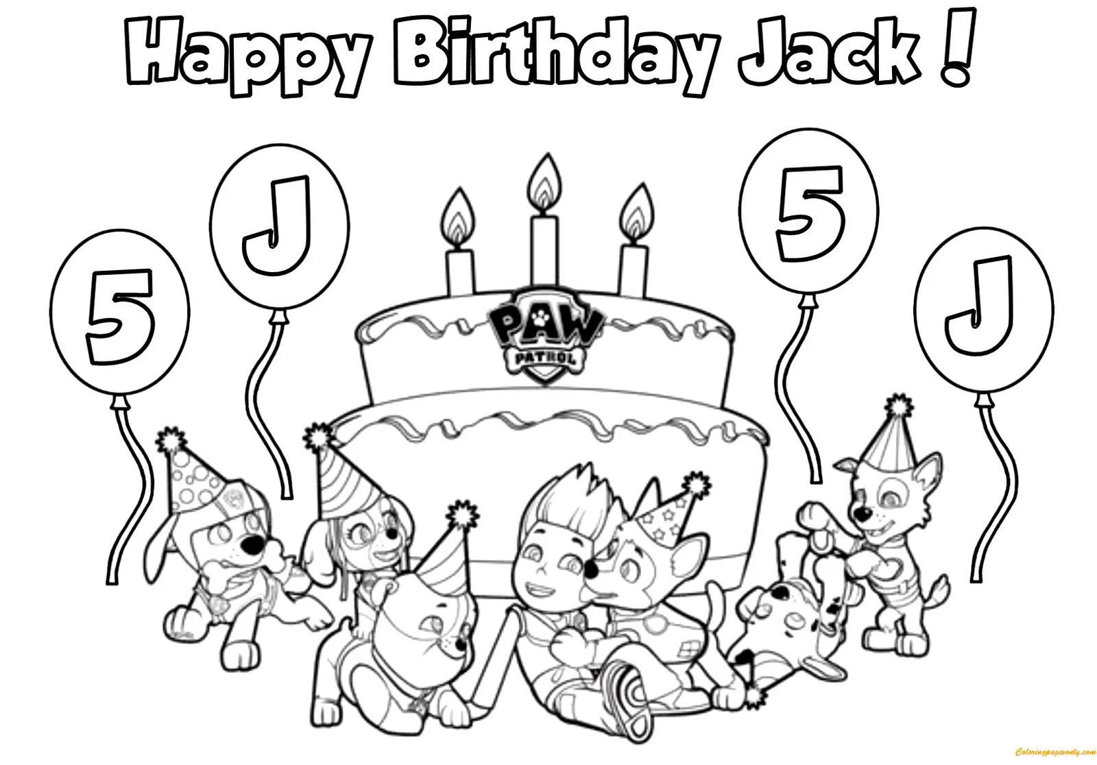 Ryder Paw Patrol Coloring Pages 16