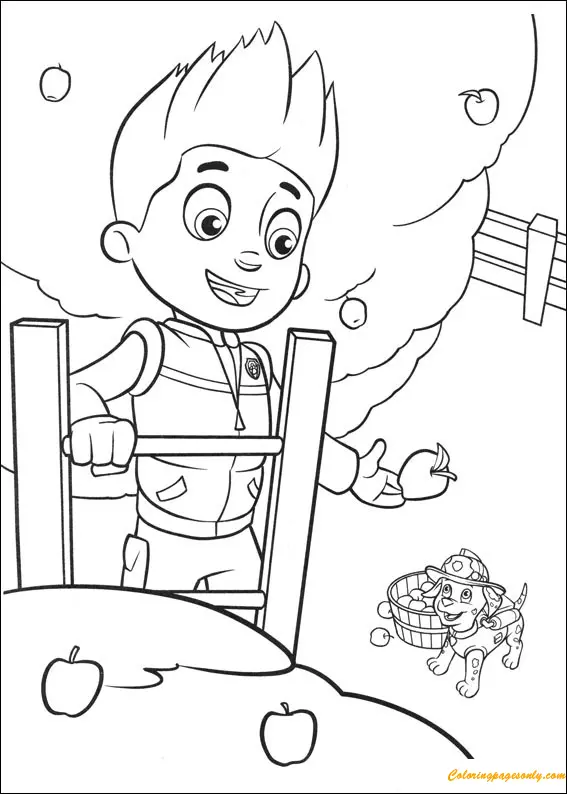 Ryder Paw Patrol Coloring Pages 23
