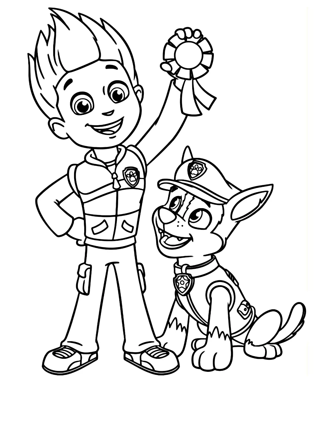 Ausmalbilder Ryder Paw Patrol 25