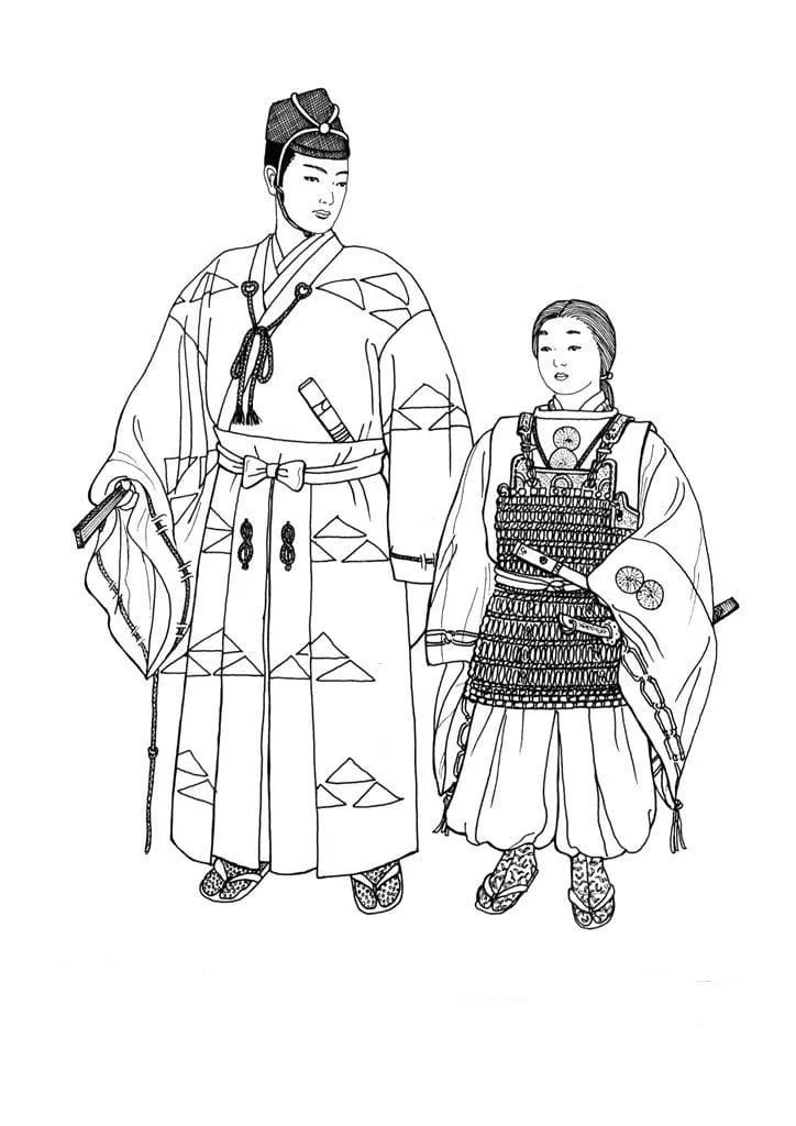 Samurai Ausmalbilder 19