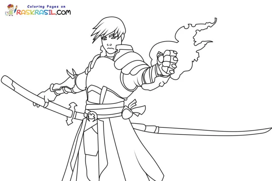 Samurai Ausmalbilder 60