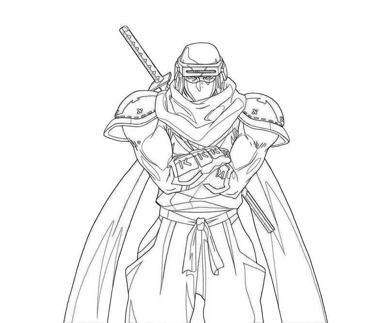 Samurai Ausmalbilder 92