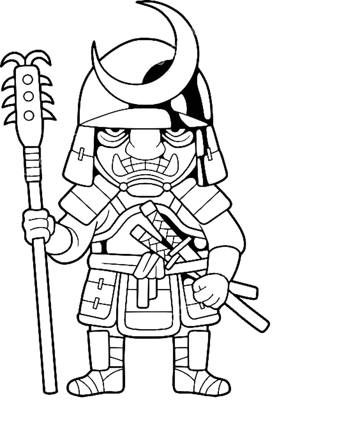 Samurai Ausmalbilder 97