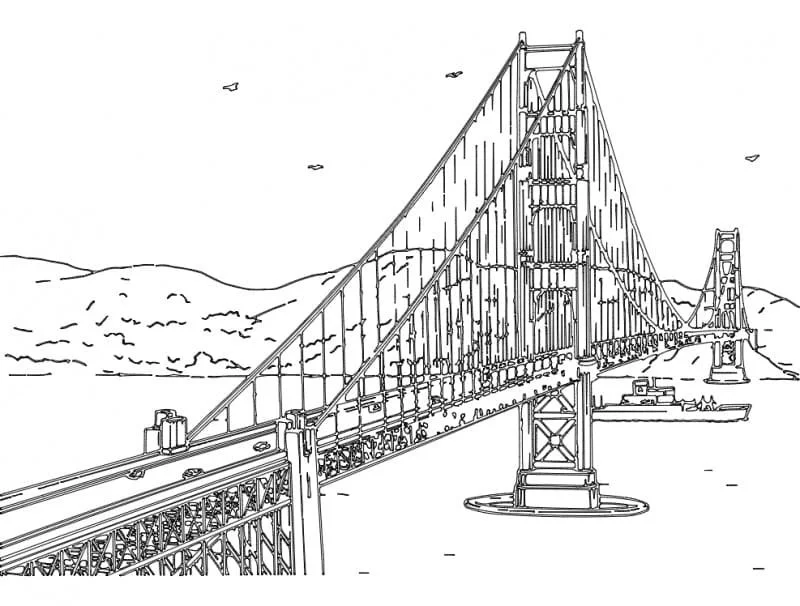San Francisco Ausmalbilder 45