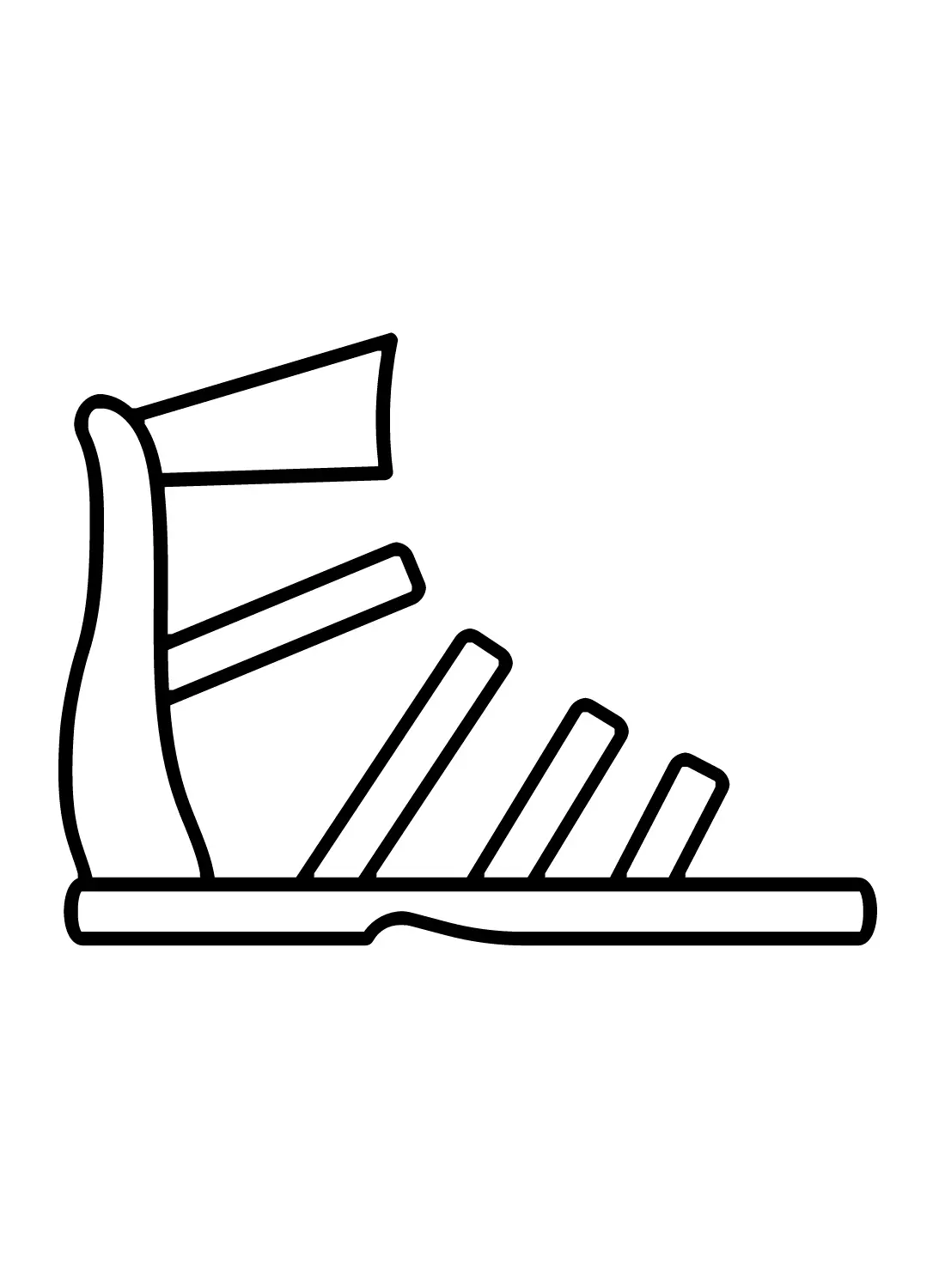 Sandals Coloring Pages 13