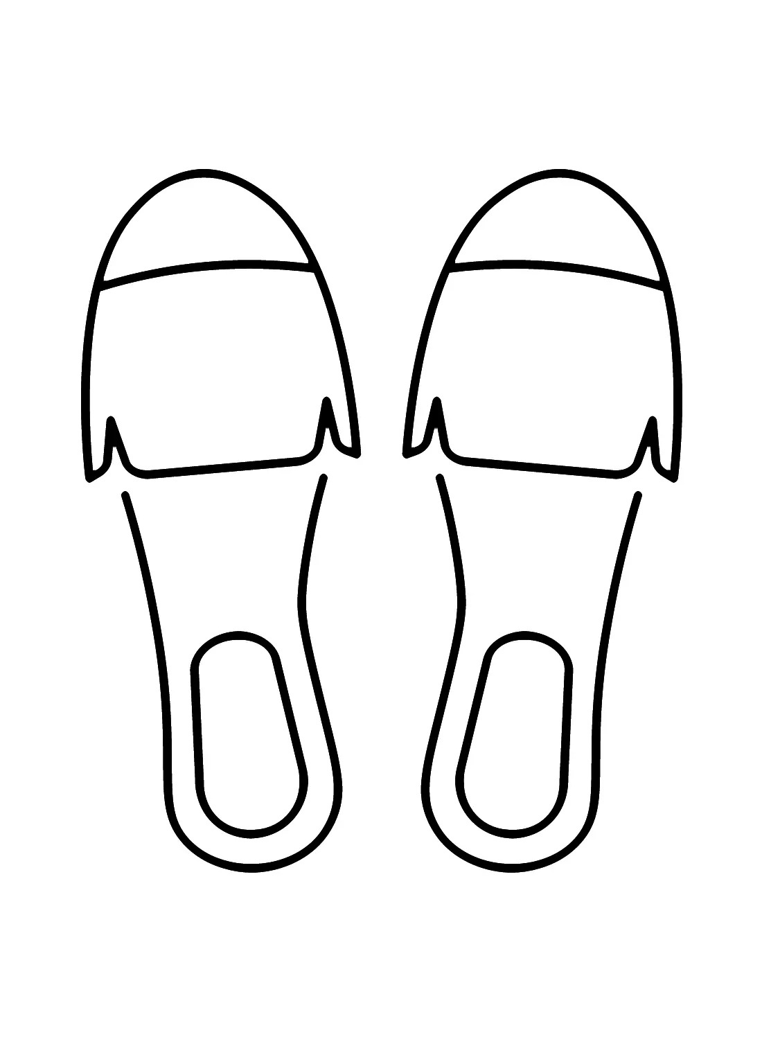 Sandals Coloring Pages 27