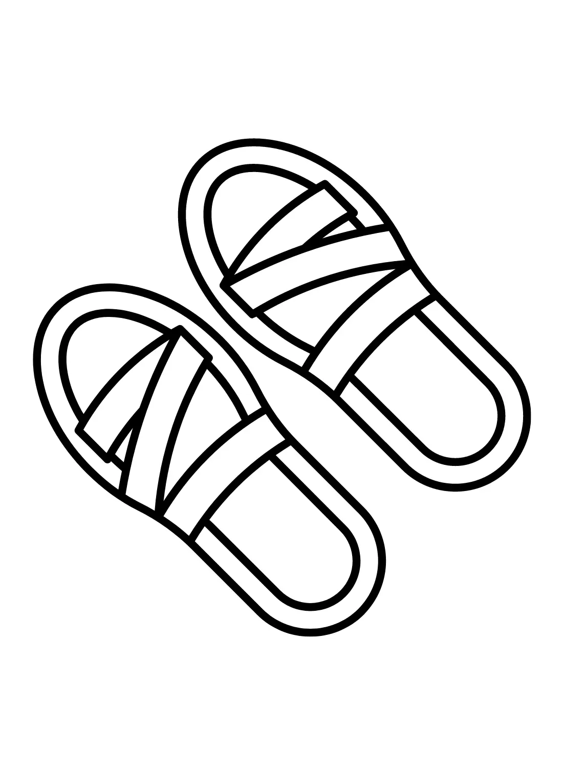 Sandals Coloring Pages 29