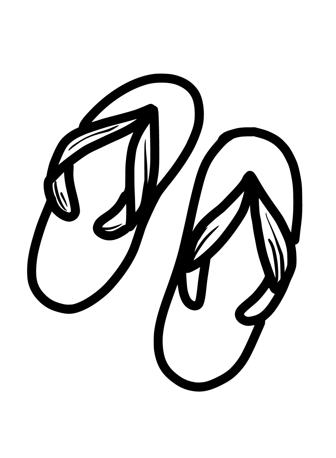 Sandals Coloring Pages 30