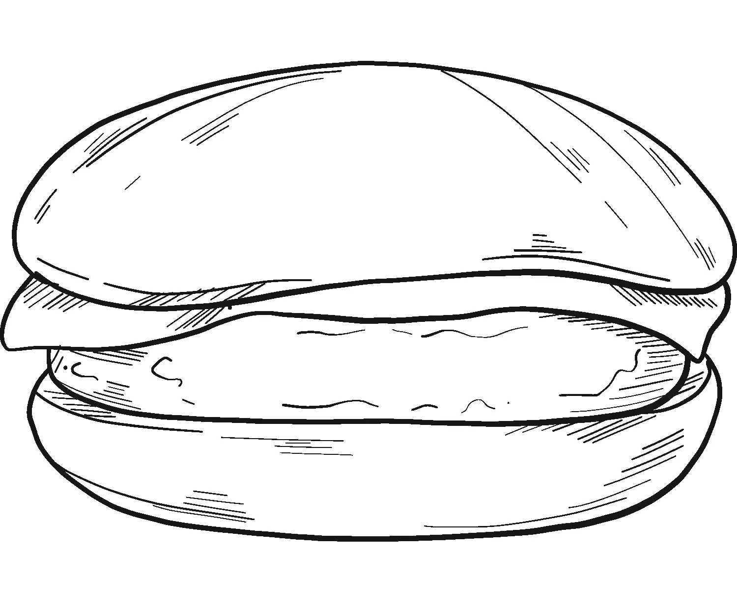 Sandwich Ausmalbilder 59