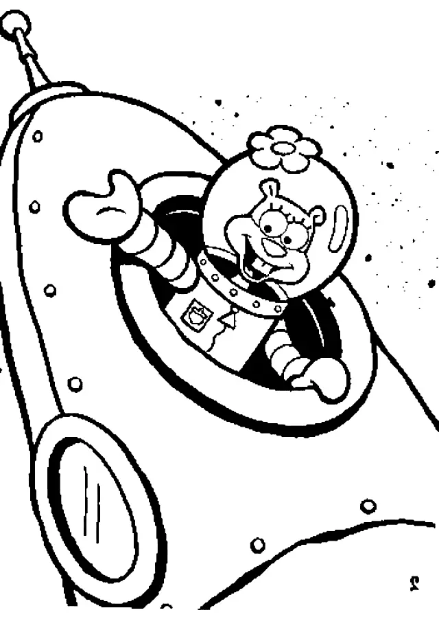Desenhos de Sandy Bochechas Para Colorir 35
