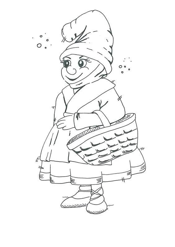 Papa Noel Para Colorear 113
