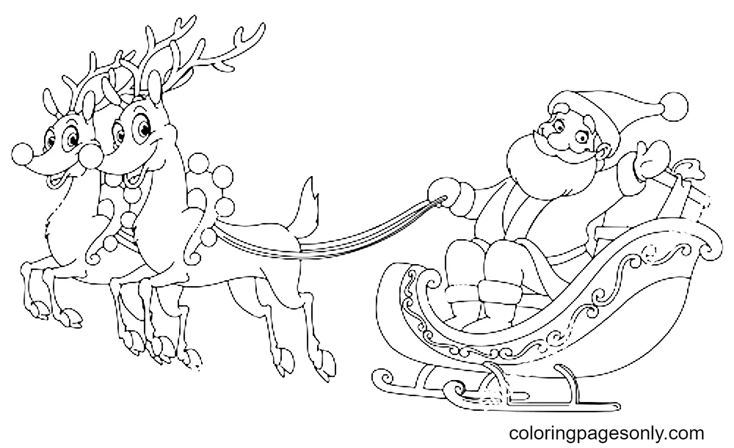 Weihnachtsmann Ausmalbilder 116