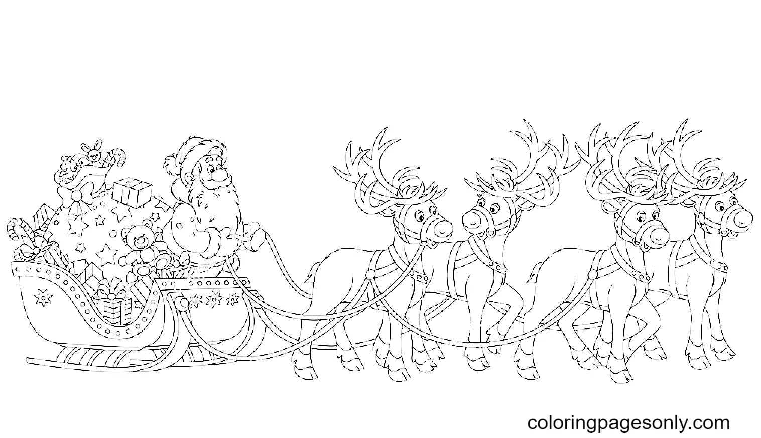 Weihnachtsmann Ausmalbilder 118