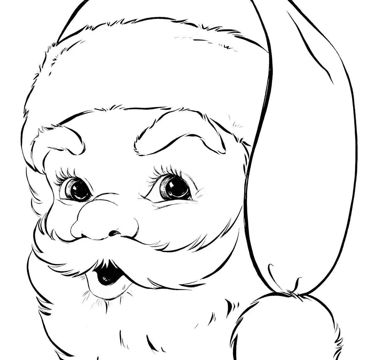 Desenhos de Santa Claus Para Colorir 120