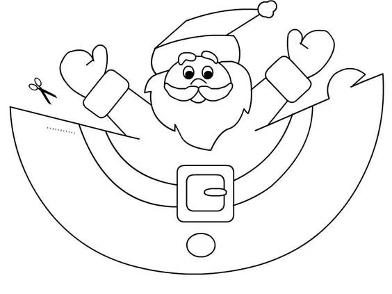 Weihnachtsmann Ausmalbilder 150