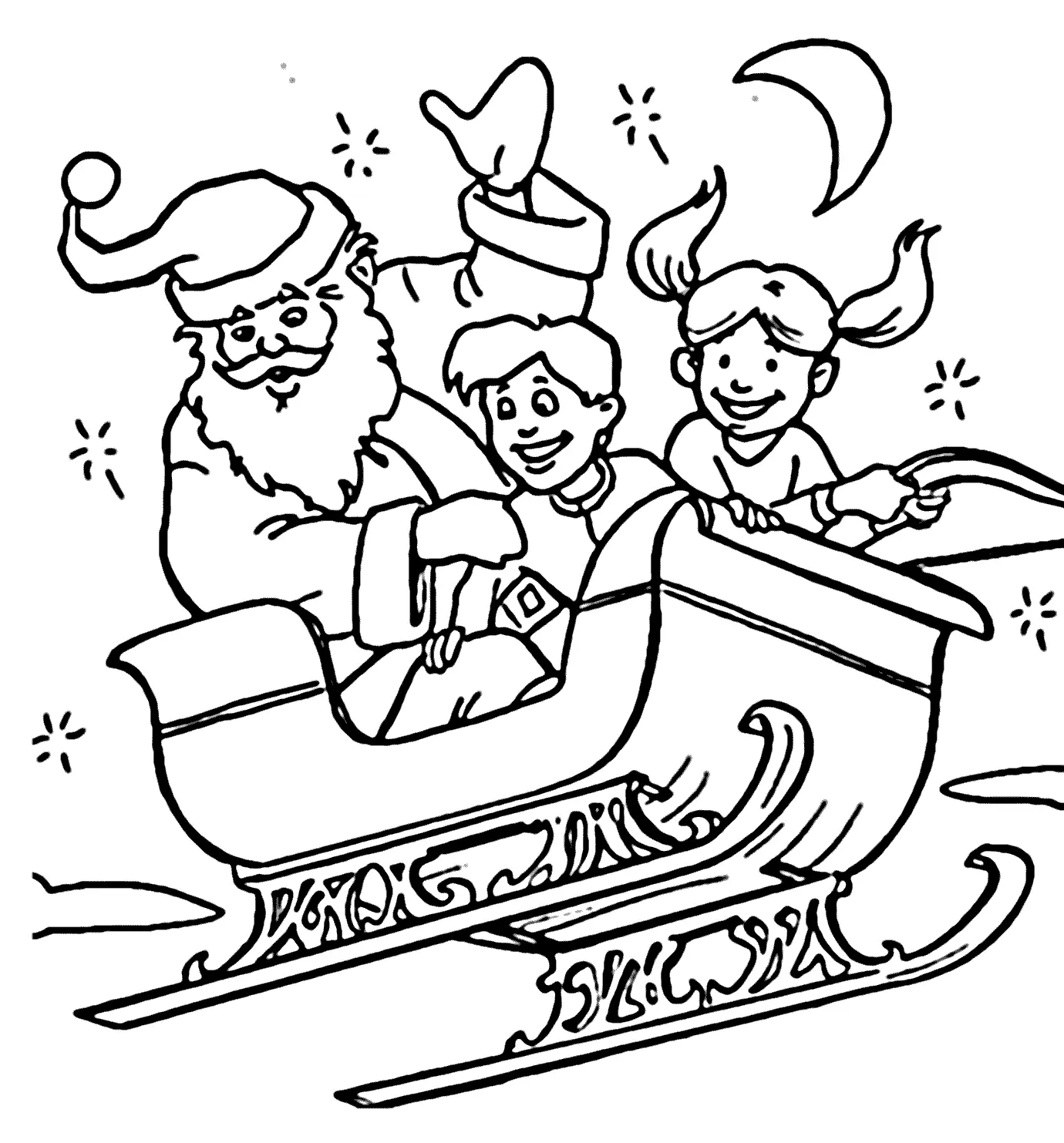 Desenhos de Santa Claus Para Colorir 21