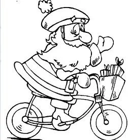 Weihnachtsmann Ausmalbilder 23