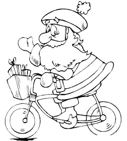 Desenhos de Santa Claus Para Colorir 34