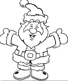 Papa Noel Para Colorear 38