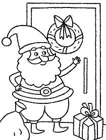 Weihnachtsmann Ausmalbilder 43