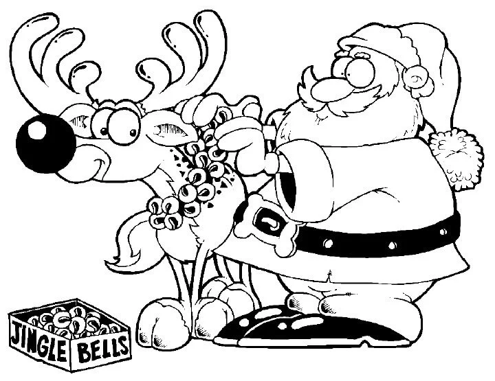 Weihnachtsmann Ausmalbilder 52