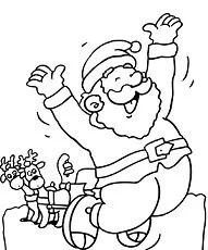 Weihnachtsmann Ausmalbilder 53