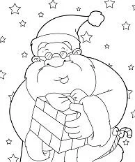 Weihnachtsmann Ausmalbilder 58