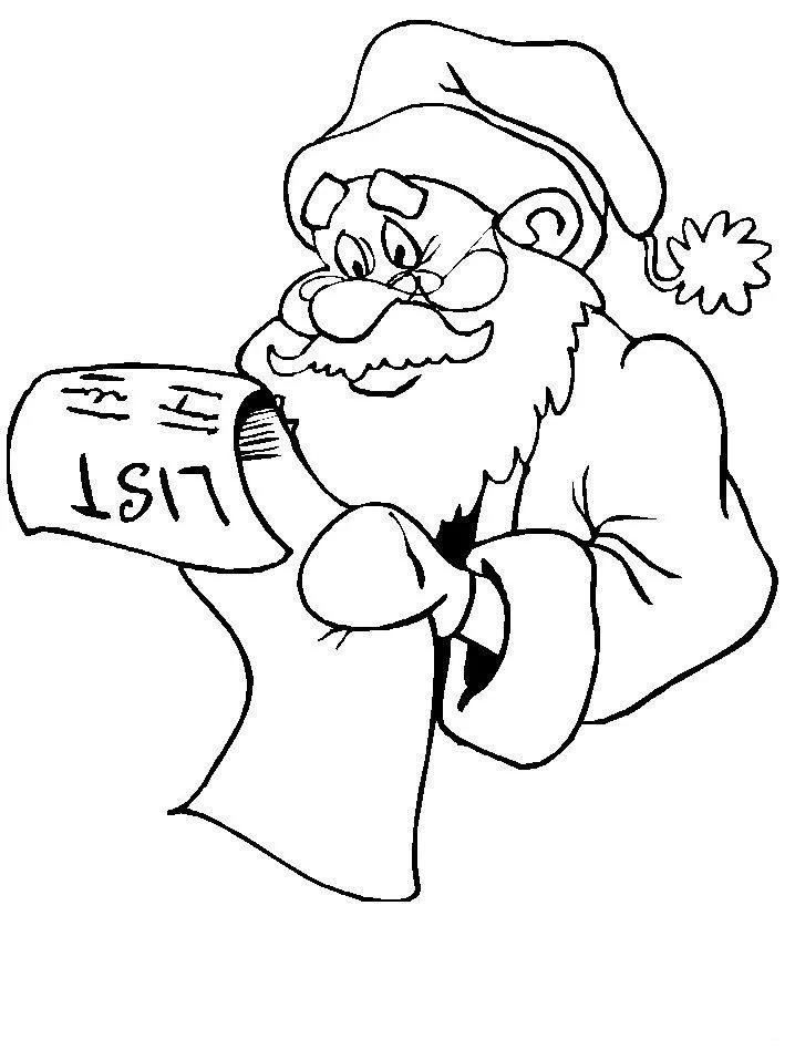Weihnachtsmann Ausmalbilder 59