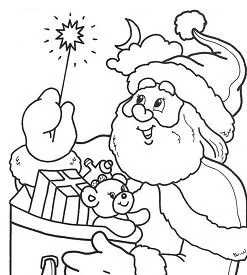 Desenhos de Santa Claus Para Colorir 65