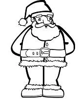 Weihnachtsmann Ausmalbilder 74
