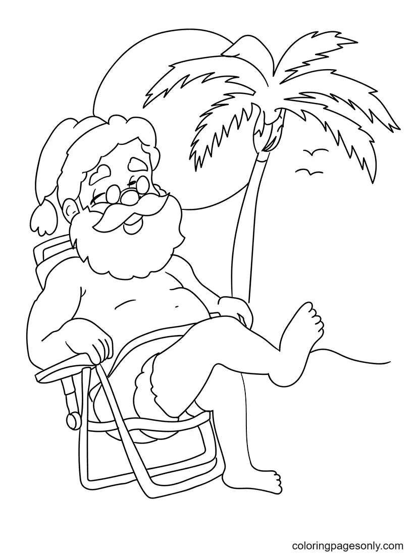 Weihnachtsmann Ausmalbilder 81