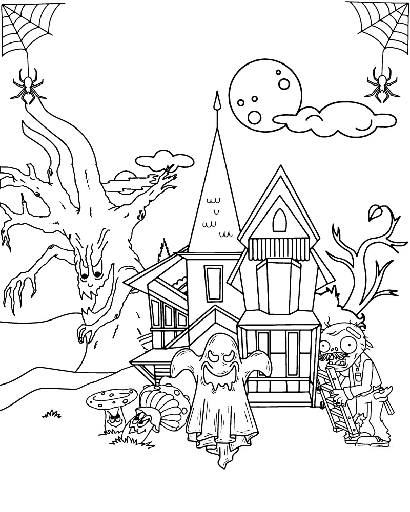 Halloween para colorear 9