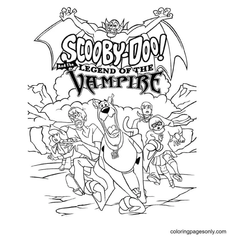 Scooby Doo Para Colorear 13