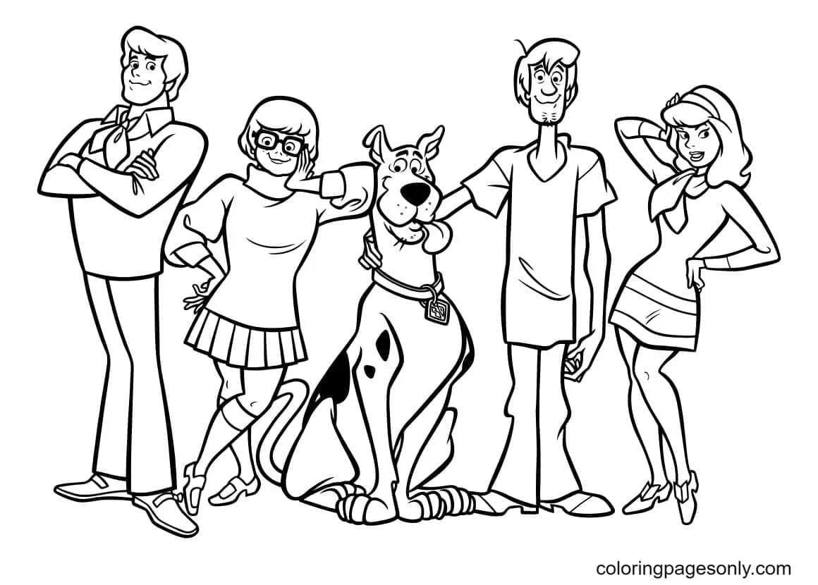 Scooby Doo Para Colorear 6