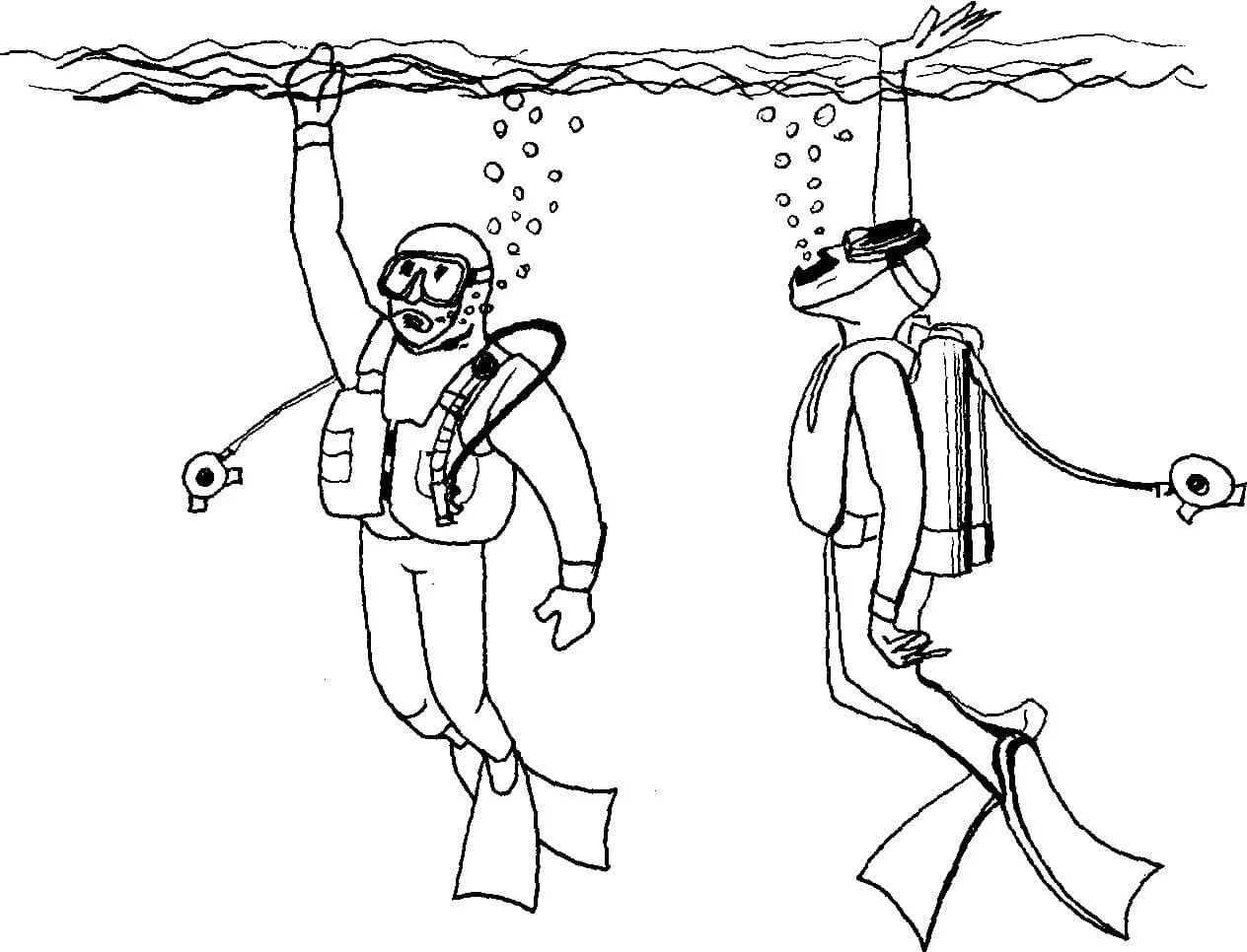Scuba Diving Coloring Pages 15