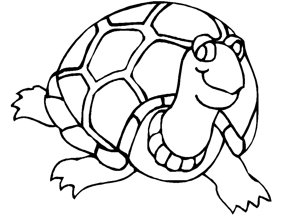 Desenhos de Tartarugas Marinhas Para Colorir 4